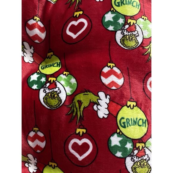 Dr. Seuss The Grinch Dog Pet BED Super Soft Christmas Ornament 39” X 26” Red NEW - Picture 7 of 14